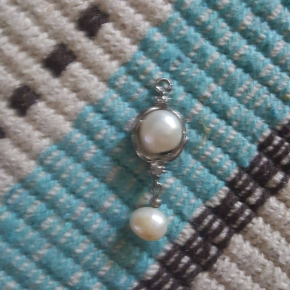 RARE Balinese silver and pearl pendant - Picture 1 of 1